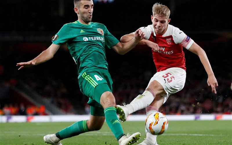 Image for ‘Better Than Ramsey’ ‘Awesome Display’ – Lots Of Fans Praise Arsenal Starlet After Europa League Debut