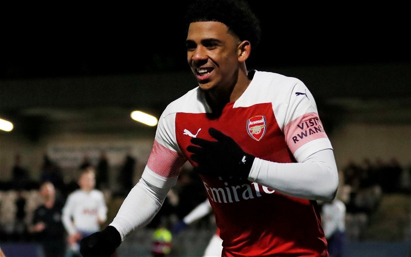 Image for The next Aubameyang: Arsenal U23s striker is destined for the top