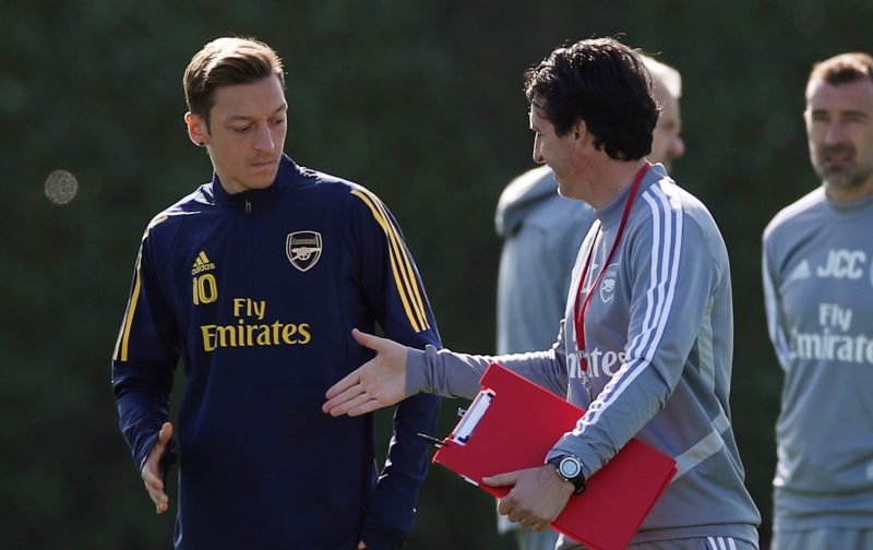 Arsenal: Fans unhappy with Unai Emery’s decision to recall Mesut Ozil for Liverpool clash