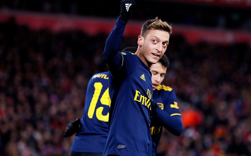 Image for Arsenal: Mesut Ozil called for unity prior to the Liverpool clash