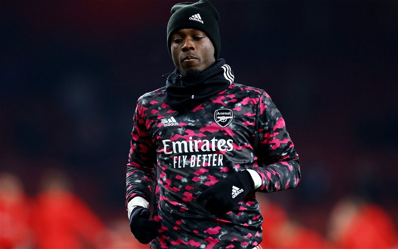 Image for Nicolas Pepe hints at potential Arsenal transfer exit